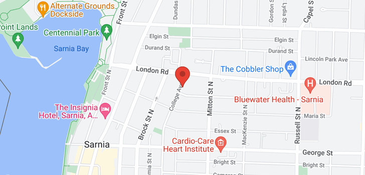 map of 312 COLLEGE AVENUE North